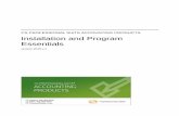 CSA Installation and Program Essentials · CS Professional Suite Accounting Products Installation and Program Essentials 1 Welcome This guide provides complete details for installing