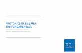PHOTONICS DATA & M&A THE FUNDAMENTALS| Photonics Report Page: 7 • The entire photonics market is subject to regular, disruptive technological change. • Disruptive changes are present