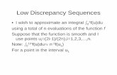 Low Discrepancy Sequences - University of Waterloosas.uwaterloo.ca/~dlmcleis/s906/lds.pdf · Low Discrepancy Sequences low-discrepancy: successive numbers are added in a position