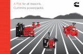 A Pak for all reasons. Cummins powerpacks. pak for all... · 2018-05-15 · Since 1919 Cummins has been a pioneer in diesel engine technology. An inherent passion for innovation drives