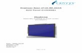 Engineer Spec of LK-BE-AU15 AUO Panel G150XG01 KioskLine · MCU RTD2120L VGA Analog RGB 0.7Vp-p 75ohm Separate Sync TTL DVI TMDS (Single) Horizontal Frequency 31.5-80.0KHz Vertical
