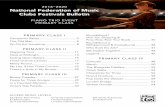 National Federation of Music Clubs Festivals Bulletin · 2017-09-01 · National Federation of Music Clubs Festivals Bulletin PIANO TRIO EVENT PRIMARY CLASS PRIMARY CLASS I ... Owls