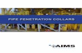 PIPE PENETRATION COLLARS Pipe Penetration Collars.pdf · * Vinylester FRP, or * Roto-molded Polyethylene If quantities are high and the environment is corrosive or caustic, roto-molded