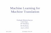 Machine Learning for Machine Translation acmsc/TMW2014/P_  Machine Learning for Machine