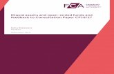 PS19/24: Illiquid assets and open-ended funds and feedback to … · 2019-09-30 · 3 PS19/24 Chapter 1 Financial Conduct Authority Illiquid assets and open-ended funds and feedback