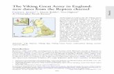 The Viking Great Army in England: new dates from the ......Research The Viking Great Army in England & Kjølbye-Biddle 2001). As a result, the identiﬁcation of those buried in the