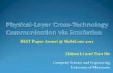 BEST Paper Award @ MobiCom 2017 ZhijunLi and Tian Heswadhin/reading_group/slides/WEBee-MobiCom.pdf · BEST Paper Award @ MobiCom 2017. Tian He @ UMN Wireless is Everywhere
