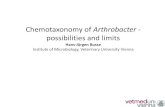 Chemotaxonomy of Arthrobacter - ECCO Meeting 2017ecco2017.sci.muni.cz/media/3006528/s1-2_busse_ecco2017.pdfChemotaxonomy of Arthrobacter - possibilities and limits Hans-Jürgen Busse
