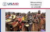 Measuring Resilience in USAID · TANGO 2012. Adapted from DFID Disaster Resilience Framework (2011), TANGO Livelihoods Framework (2007), DFID Sustainable Livelihoods Framework (1999)