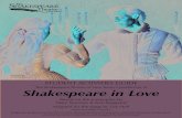 STUDENT ACTIVITIES GUIDE Shakespeare in Love · As Shakespeare in Love begins, we see Will struggling with writer’s block, working on a sonnet. A sonnet is a 14 line poem consisting