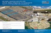 FOR LEASE > INDUSTRIAL BAYS WITH YARD 242 MacAlpine … · FOR LEASE > INDUSTRIAL BAYS WITH YARD 242 MacAlpine Crescent UNITS 2, 4, 5, 242 MACALPINE, FORT MCMURRAY, AB Features +