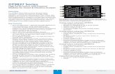 DT9837 Series Datasheet - Measurement Computing• One 24-bit D/A converter • Waveform capability of up to 8,192 sample ... Multiple Module Synchronization ... The DT9837 Series