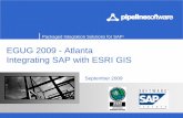 Integrating SAP with ESRI GISGEO Asset Data Management (GEO ADM) Asset synch. between SAP/ESRI ArcGIS Server Manage equipment and functional locations (FLOCs) GEO Work Management (GEO