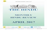 THE HINDU REVIEW: APRIL 2017 - All Govt Jobs India · the hindu review: april 2017 विभिन्न सेिाओंऔ सूचनाओंतक पह ंच प्रदान