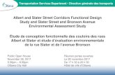 Albert and Slater Street Corridors Functional Design Study ... · right-of-way on Albert Street, Slater Street and the Mackenzie-King Bridge between Empress and Waller streets to
