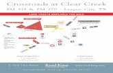 Crossroads at Clear Creek - Read King...F M 5 1 8 0 F M 2 0 9 4 F M 2 7 F M 2 7 0 Crossroads at Clear Cree Clear ae • Third largest boating anchor-age in the United States • Households