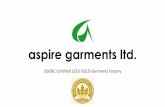 aspire garments ltd. · aspire garments ltd - Phase 1 Floor Layout Plan Gr Floor (35,000 sft) Day Care Center, Medical Center, Fabric Warehouse, Finished Goods Warehouse, Accessories