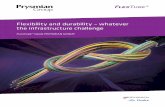 Flexibility and durability – whatever the infrastructure challenge · 2016-12-06 · Flexibility and durability – whatever the infrastructure challenge ... that 72 fibres can