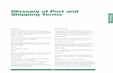 Glossary of Port and Shipping Terms - World Banksiteresources.worldbank.org/INTPRAL/Resources/338897-1164990391106/09... · Glossary of Port and Shipping Terms. concession. The ownership