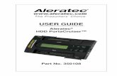 USER GUIDE - aleratec.netaleratec.net/pdf_guides_directory/hdd-duplicators/1-1-hard-disk-drive-duplicator-RAID...Thank you for purchasing the HDD PortaCruiser. Please read this User