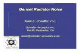 Radiator Noise Presentation - eNoiseControl · Radiator Noise Control Summary • Use acoustical louvers or sound traps for a skid- mounted radiator, if space is available. • Consider