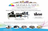 DLF-220 Series Digital Label Finishers · DLF-220 DLF-220 Series Digital Label Finishers Ideal for those who use pigment-based ink / laser technology printers DLF-220L (water and