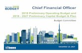 Chief Financial Officer · On behalf of the Chief Financial Officer and City Manager, provided input into the Federal Provincial Housing Market Strategy, consulting with Federal agencies