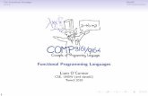 Functional Programming cs3161/19t3/Week 05/1Mon/Slides.pdf The Functional Paradigm MinHS Functional Programming Many languages have been calledfunctionalover the years: Lisp (de ne