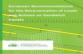 for the Determination of Loads and Actions on Sandwich Panels · 2016-12-14 · load-bearing behaviour, simplifications in determining loads and actions are possi-ble so long as they