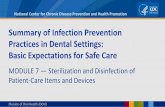 Summary of Infection Prevention Practices in Dental ... · MODULE 7 — Sterilization and Disinfection of Patient -Care Items and Devices Slide 23 Record Keeping Sterilization monitoring