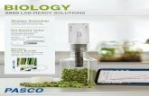 BIOLOGY1 BIOLOGY 2020 LAB-READY SOLUTIONS Get Started Today Wireless Technology Quantify phenomena anytime, anywhere with live sensor data. Wireless Sensor Bundle Collect real-time