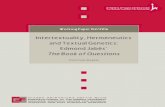 Intertextuality, Hermeneutics and Textual Genetics: Edmond … · 2017-08-07 · Abstract1 Is textual genetics, i.e. the analysis of manuscripts and other preliminary materials, relevant