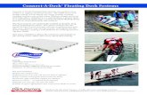 Connect-A-Dock Floating Dock Systems · Connect-A-Dock Floating Dock Systems are used at many of the U.S. regattas and boat houses. The 1000 Series-Low Profile system can fit almost
