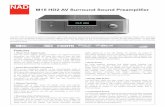M15 HD2 AV Surround Sound Preamplifi er - NAD Electronics Our M15 HD2 AV Surround Sound Preamplifi er
