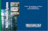 The leading edge in helical foundations - Gibson's Grouting · The leading edge in helical foundations Helical Foundation Systems ... offer the leading edge. If you’re still considering
