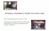 ğenoğlu (PhD, Assoc. Prof.) Hacettepe University School of ... · Hacettepe University School of Pharmacy Department of Pharmacy Management Ankara-TURKIYE . Introduction Pharm.