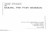 EQUAL PAY FOR WOMEN - FRASER...CASE STUDIES IN EQUAL PAY FOR WOMEN UNITED STATES DEPARTMENT OF LABOR Maurice a Tobin, Secretary WOMEN'S BUREAU Frieda S. Miller, Director Washington