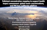 Pollutant concentration mapping to support health impact ... · 3/11/2020  · Marissa Delang, Stephanie Cleland, Jacob Becker, Marc Serre, J. Jason West Environmental Sciences &