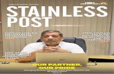 Stainless Post (May'19)industry on tenterhooks. The industry may take up a cautious approach towards international trade in the coming quarters. Despite this, just like stainless steel's