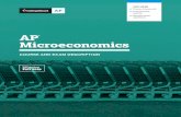 AP Microeconomics Course and Exam Description, Effective ... · The AP Test Development Committees are responsible for developing each AP Exam, ensuring the exam questions are aligned