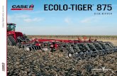 ECOLO-TIGER 875 - CNH Industrial ECOLO-TIGER 875 DISK RIPPER 4 Models | Working Widths From 14 â€“ 26