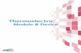 Thermoelectric - JARO Thermal · JARO's thermoelectric module can be applied to the field which requires cooling or heating. As a solid state eco-friendly module, it is expected that
