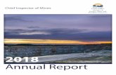 Chief Inspector of Mines · Chief Inspector of Mines 2018 Annual Report | 4 › A Message from the Chief Inspector of Mines December 2019 2019 was an exciting time to join the Ministry