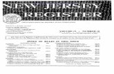INDEX OF RULES IN '1'D1S ISSUE - New Jersey State Library · Publications of the Office of Administrative Law, eN 301, Trenton, New Jersey 08625. Telephone: (609) 292-6060. ... The