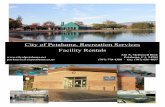 City of Petaluma, Recreation Services Facility Rentals · Maximum Occupancy: 70 Banquet 120 Standing 150 Theater 50 Classroom ... Any governmental agency requesting use of facilities
