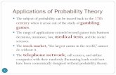 Applications of Probability Theory - t U - 2 - Sets Classical Combinatorics.pdf · Applications of Probability Theory 1 The subject of probability can be traced back to the 17th century