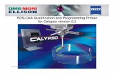 RDS-CAA Qualification and Programming Primer for Calypso ......for Calypso version 5.2 RDS-CAA Primer (5.2) 1. The MasterProbe will have to be of type RDS-CAA in order to proceed with