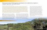 Management of blue gum eucalyptus in California requires region … Management of blue gum eucalyptus in California requires region-specific consideration ... evations in tropical