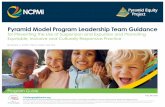 Pyramid Model Program Leadership Team Guidance · Pyramid Model Program Leadership Team Guidance ... that program data may be rolled up to the state for state decision making. The
