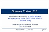 Coarray Fortran 2 - Lawrence Berkeley National Laboratory · 2013-06-10 · Coarray Fortran 2.0 Goals • Exploit multicore processors • Enable development of portable high-performance